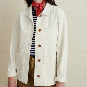 Alex Mill chore work jacket white